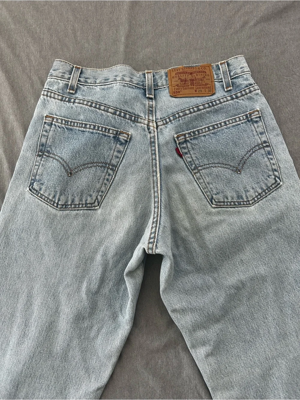 Levi's Mens Light Blue Relaxed Straight Jeans
